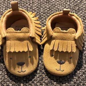 Baby Gap critter moccasins, 12-18 months